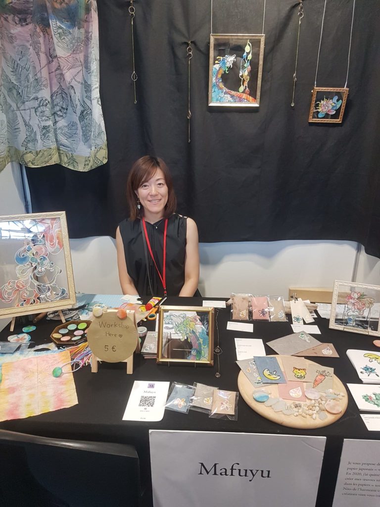 Stand de Mafuyu à Japan Expo - Pavillon Wabi Sabi ©Photo de David Maingot pour Journal du Japon