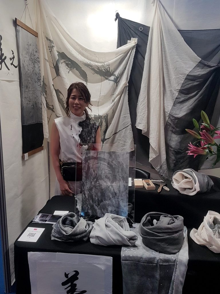 Stand de Miyuki Hirao à Japan Expo - Pavillon Wabi Sabi ©Photo de David Maingot pour Journal du Japon