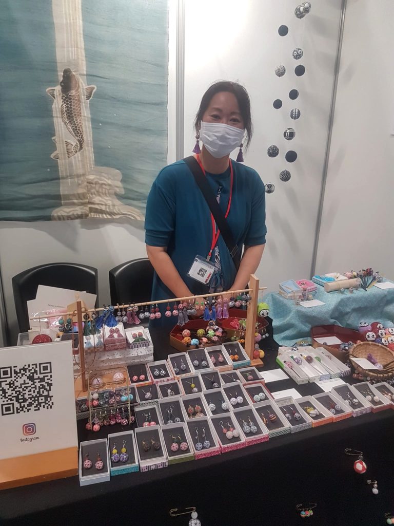 Stand de Temari no Wa à Japan Expo - Pavillon Wabi Sabi ©Photo de David Maingot pour Journal du Japon