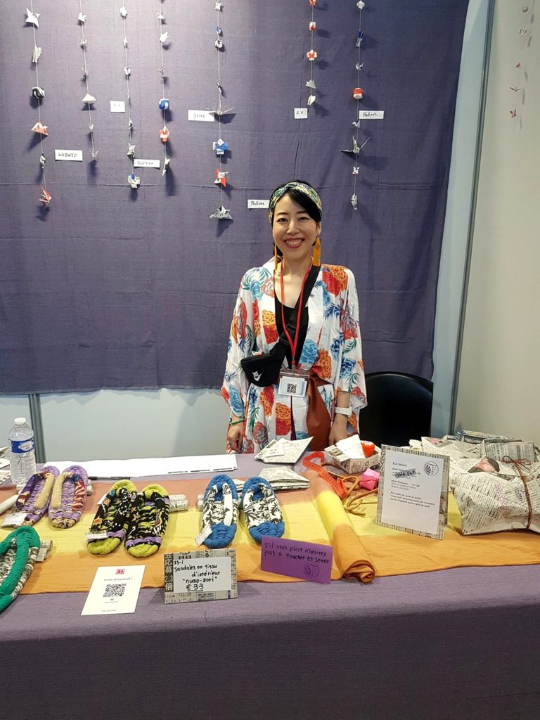 Stand de Usui Murasaki à Japan Expo - Pavillon Wabi Sabi ©Photo de David Maingot pour Journal du Japon