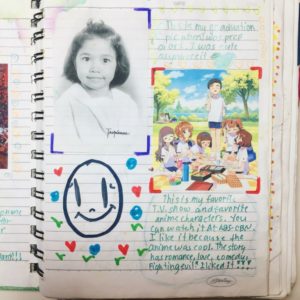 Journal d'enfance de Kaila, photo fournie par Kaila