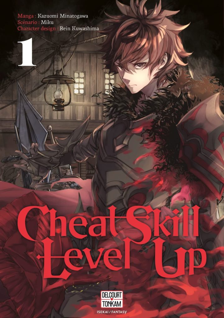 Couverture du tome 1 de Cheat Skill level up chez Delcourt/Tonkam