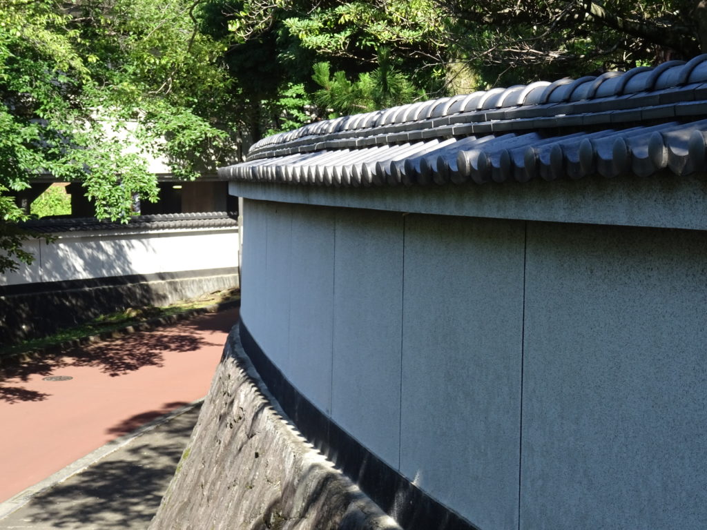 Mur d'enceinte du parc