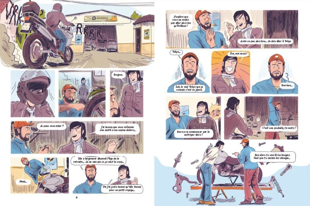 Extrait de Back to Japan ©Editions Nathan