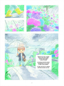 Le secret des bonbons pamplemousse de Camille Monceaux et Virginie Blancher, collection Inari Robert Laffont : page intérieure