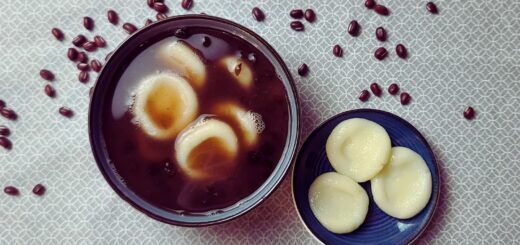 Zenzai et mochi traditionnel