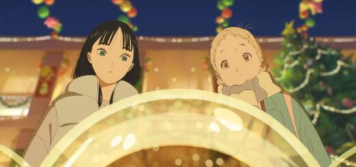 Totsuko et kimi devant une boule à neige