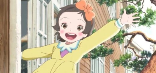 Totto chan saluant à la fenêtre