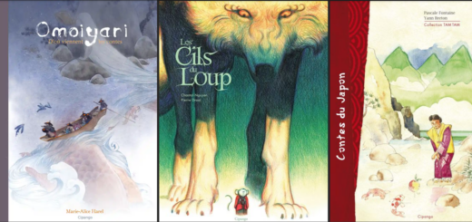 Trois couvertures alignées des livres