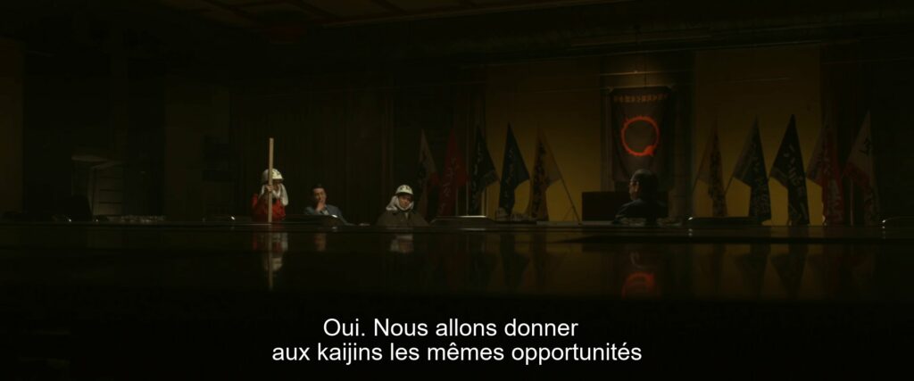 Entretien entre Donami et les kaijins : fin des discriminations contre accepter d'être une arme