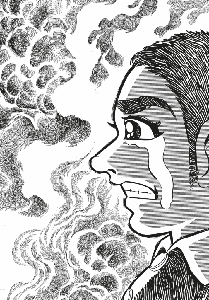 Gen face aux flammes