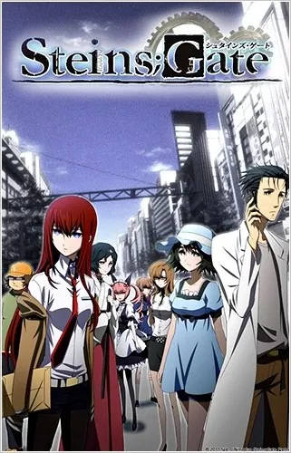 Affiche promotionnelle de l'animé Steins;Gate