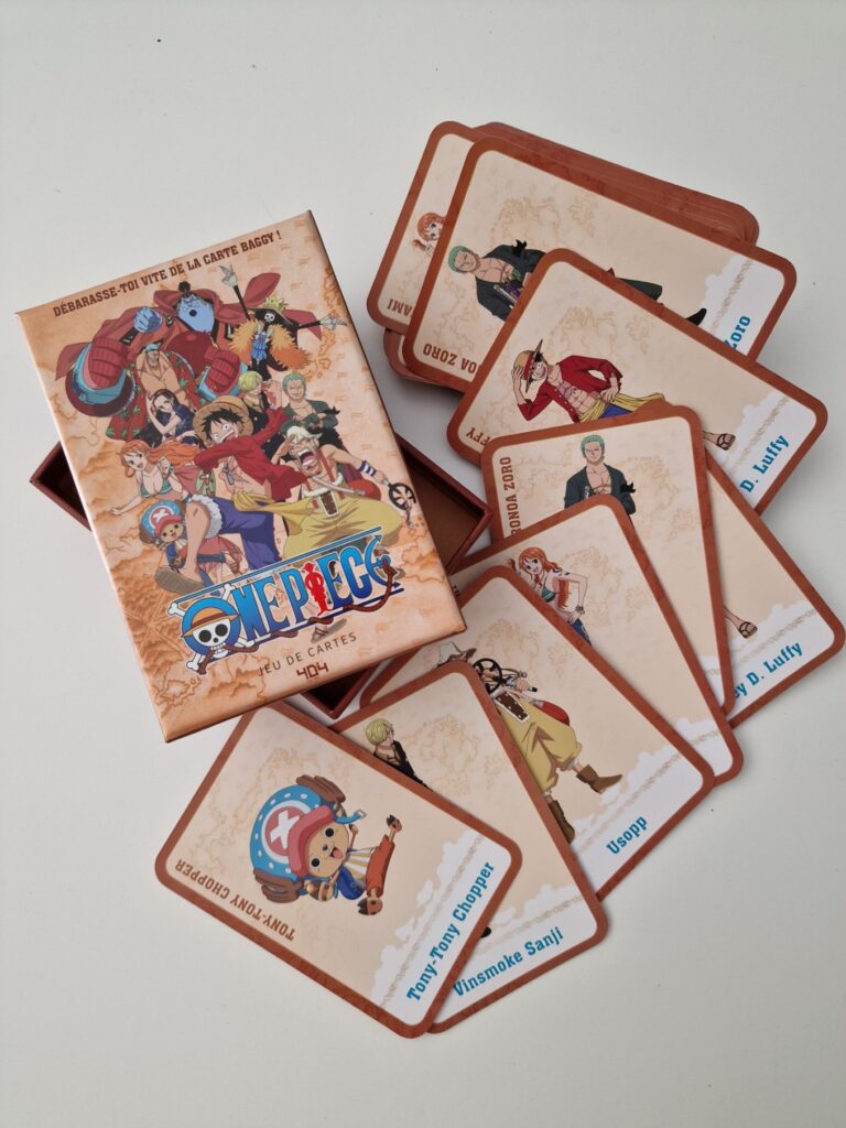 Photo illustrative du jeu de carte One Piece