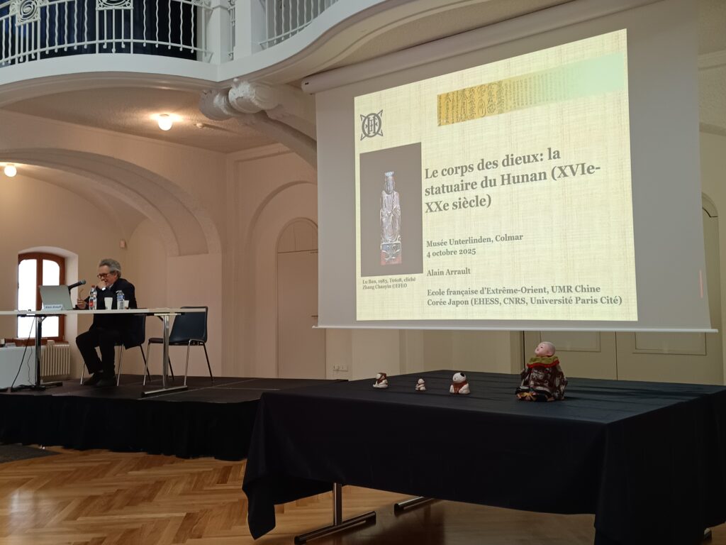 Intervention d'Alain Arrault, professeur à l'Ecole Française d'Extrême Orient : Le Corps des Dieux : le statuaire du Hunnan (XVIe - XXe siècle)