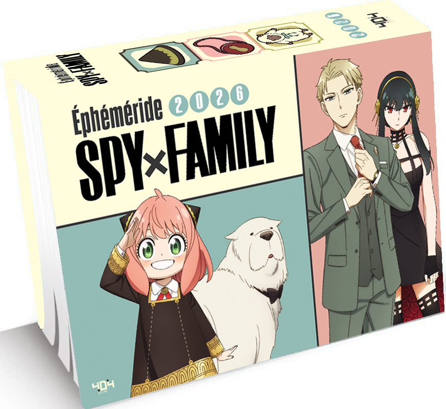 Éphéméride 2026 Spy X Family