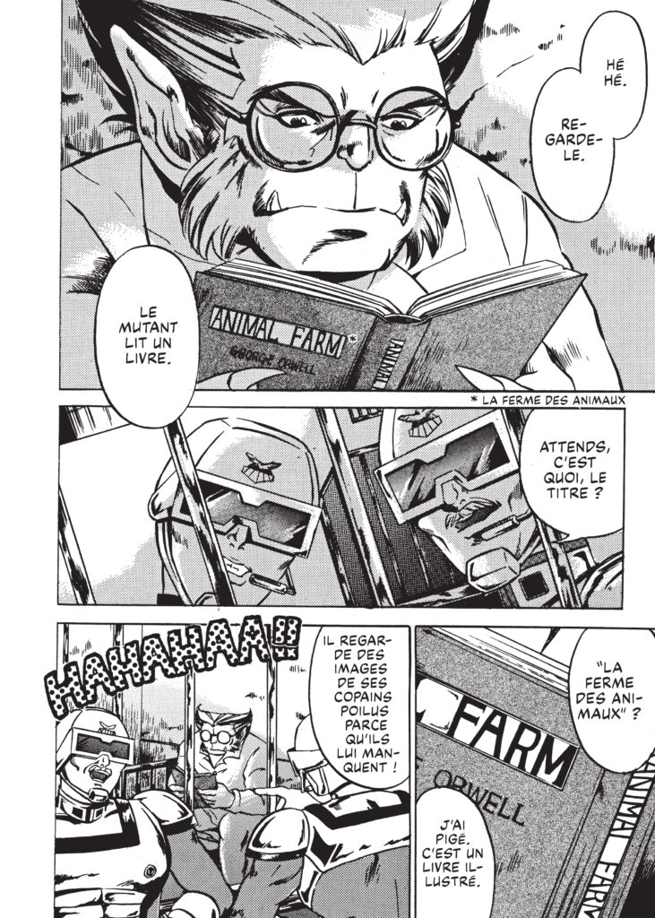 Le Fauve lisant Les Animaux de la ferme
