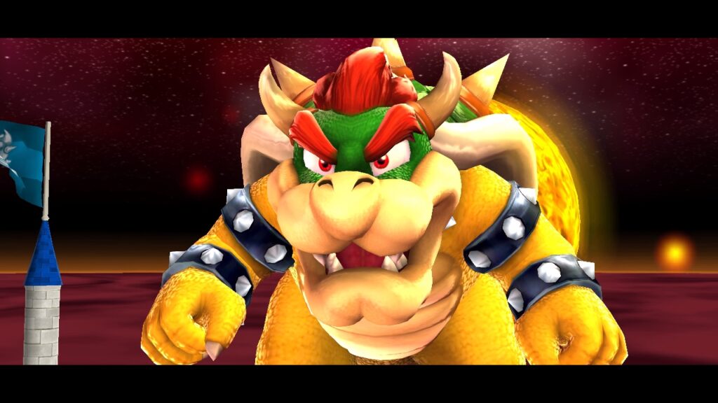 Bowser, un koopa géant doté d'une carapace a piques