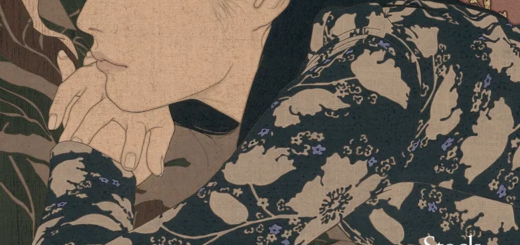 Dessin d'une femme songeuse : couverture du roman