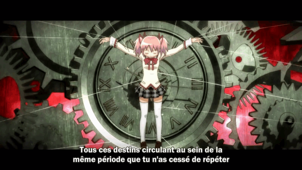 Les retombés du voyage temporel sur la protagoniste © Puella Magi Madoka Magica ADN/Shaft