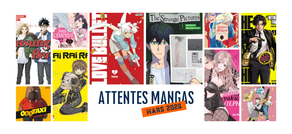 Bannière attentes mangas mars 2026