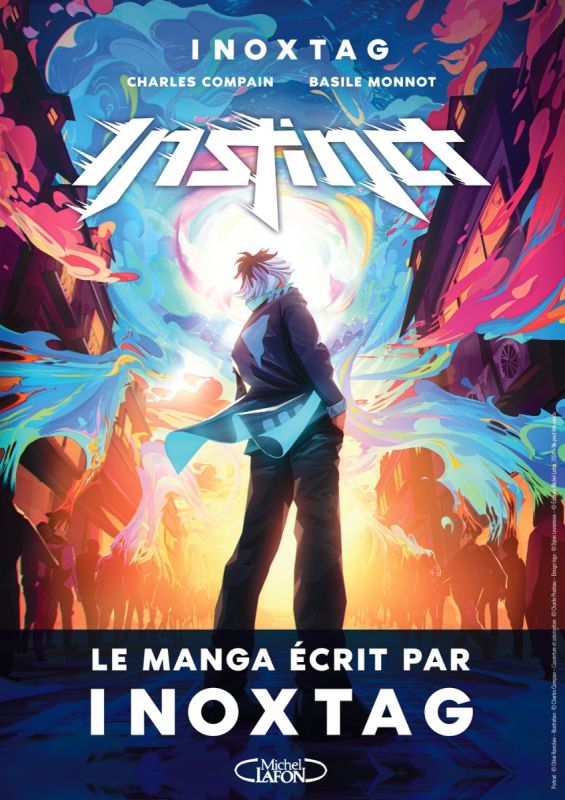 Instinct tome 1 - Ecrit par Inoxtag, au cas où ça se voit pas !