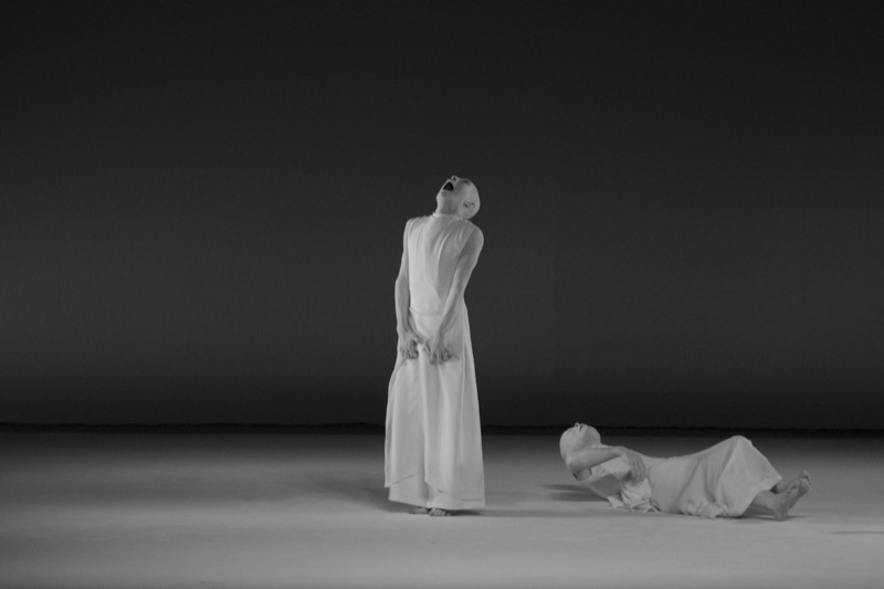 Ushio Amagatsu et Sankaï Juku dans Toki en 2006 copyright CC BY 2.0 Carlos de las Piedras — Flickr Sankai Juku