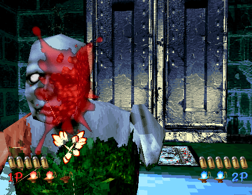 Capture d'écran de THe House of the Dead issu de Gaming Memories #73