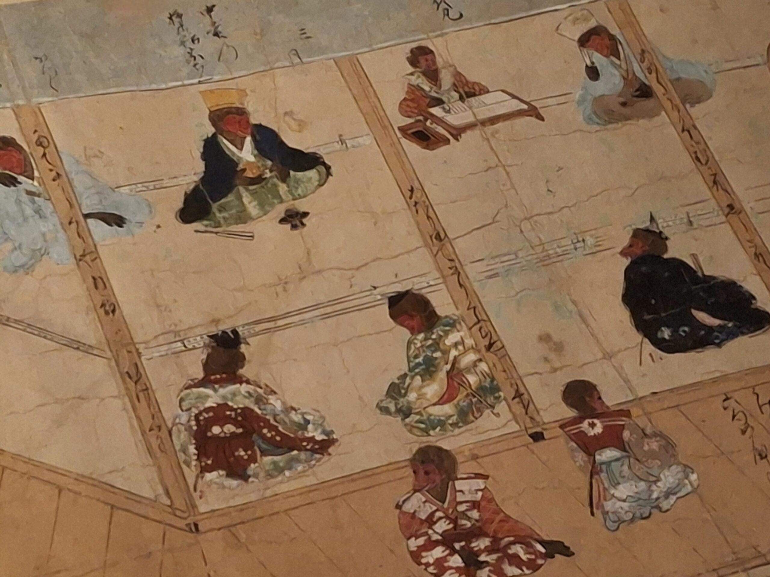 Rouleau illustré du conte des singes de Tosa Mitsuzumi ©David Maingot pour Journal du Japon