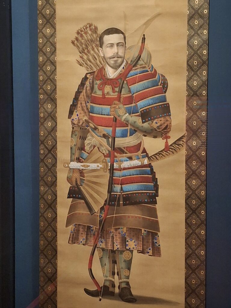 Portrait de Henri de Bourbon-Parme (1851-1905) représenté en armure de samouraï ©David Maingot pour Journal du Japon