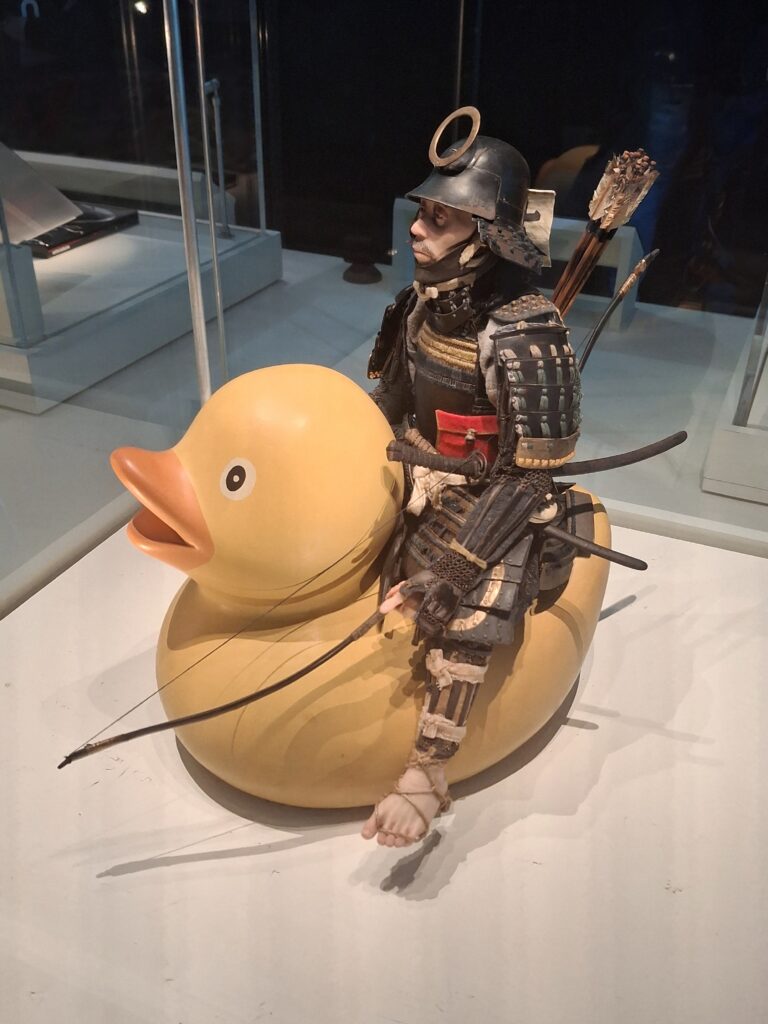 Sculpture "Duck and Man" par Noguchi Tetsuya ©David Maingot pour Journal du Japon