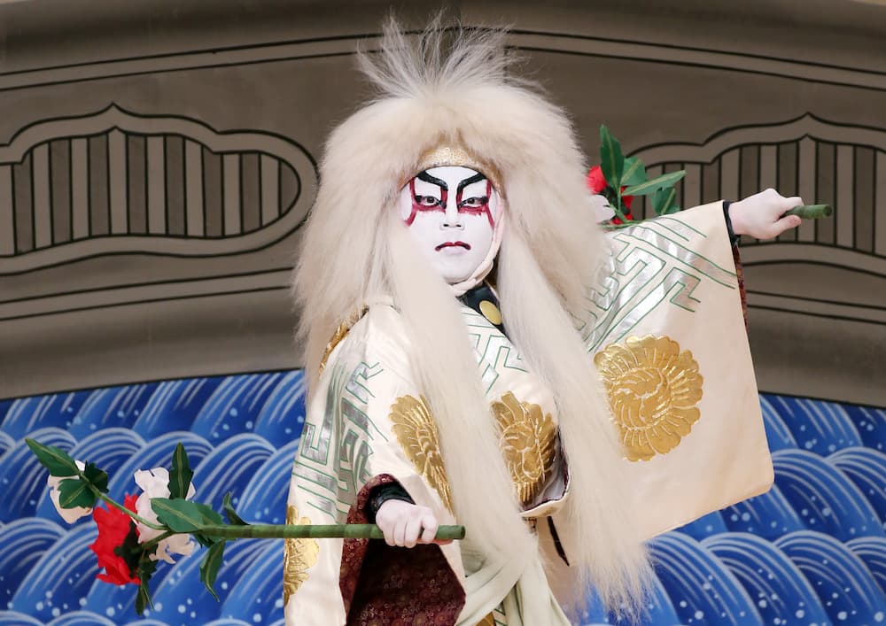 Nakamura Takanosuke dans Shakkyô ©Ogawa Tomoko (小川知子)