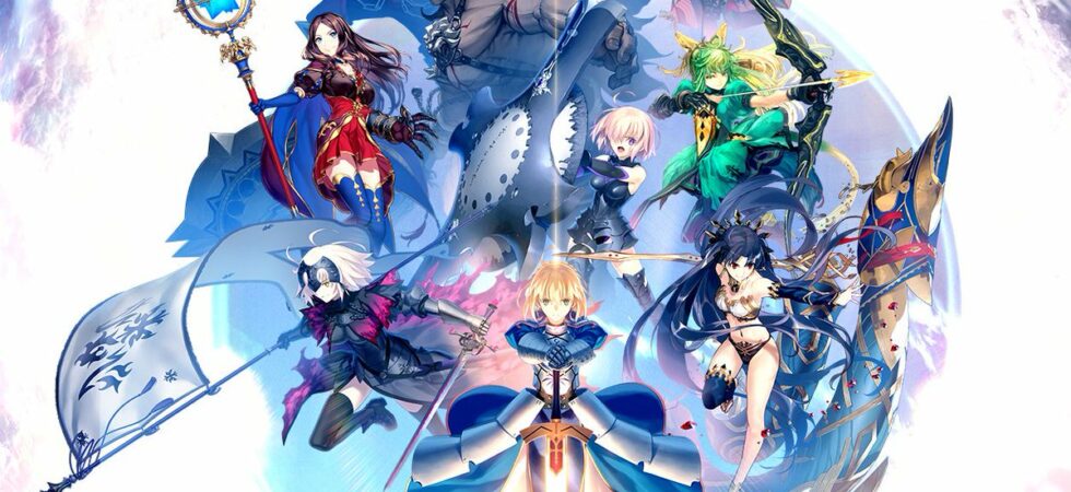 Illustration officielle par Takeuchi Takashi, Simosi, Azusa, pako, B-suke, Honjō Raita, Morii Shizuki et Rin Kususaga © Fate/Grand Order, TYPE-MOON, Notes Co., Ltd. 2018.