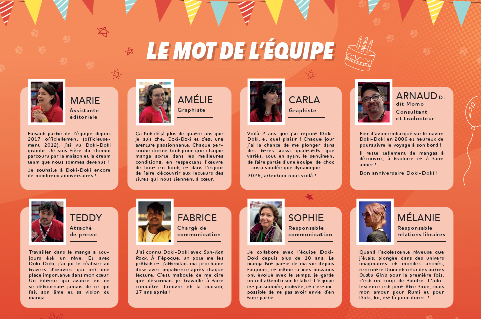 Le mot de l'équipe - Doki Doki