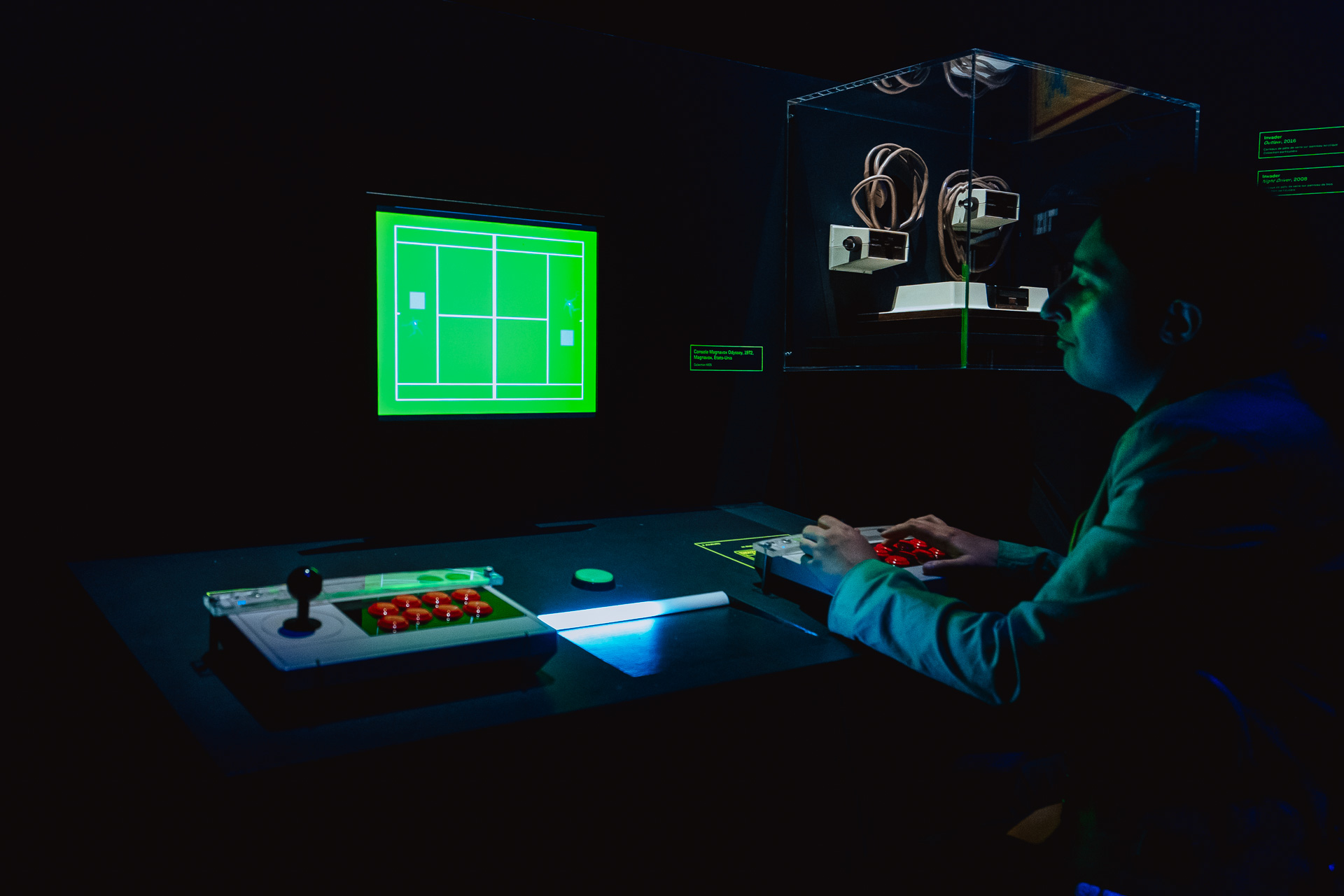 Le premier jeux de Tennis à l'Exposition Video Games & Music à la Philharmonie de Paris

©Afterdepth / Alexandre Fumeron pour Journal du Japon – Tous droits réservés
