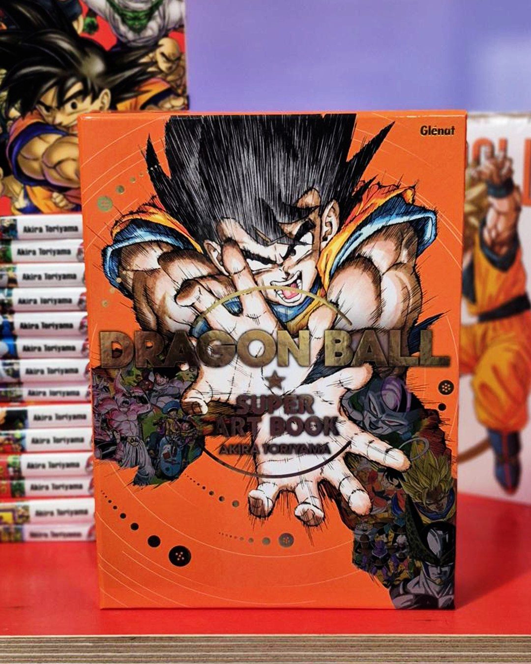 Le Super Art Book de Dragon Ball dans son coffret.