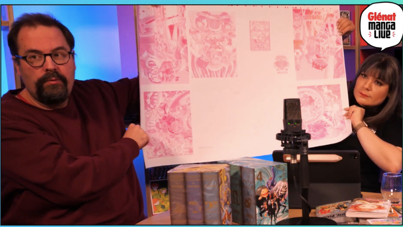 Cahier en impression magenta du One Piece Color Walk 9