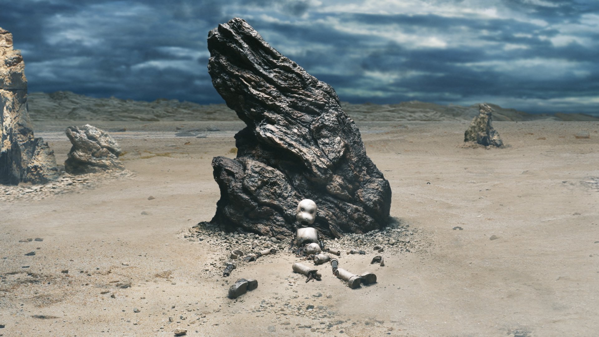 Photographie d'un moment présent dans le film d'animation Junk World par Takahide Hori.