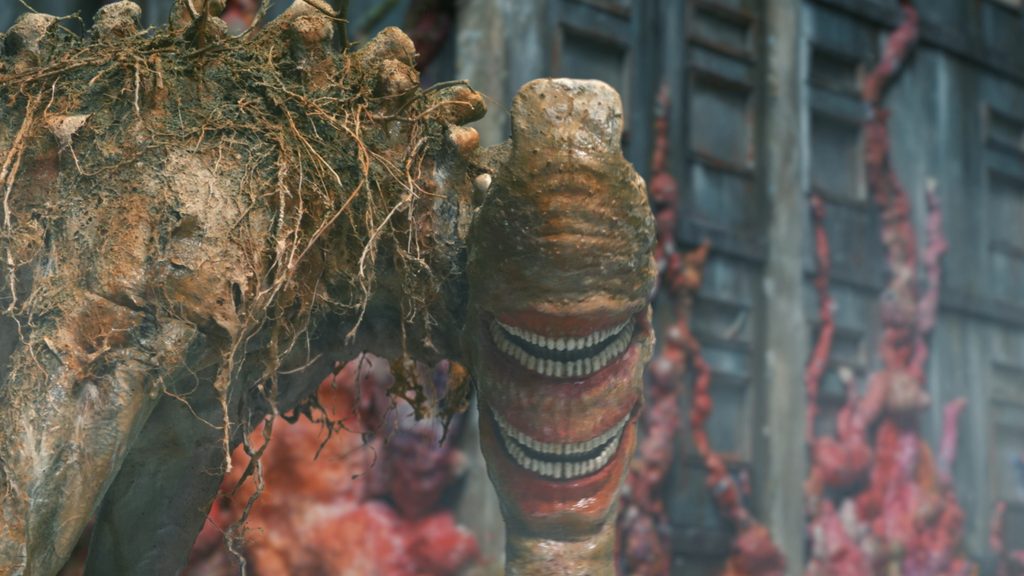 Photographie d'un monstre tiré du film d'animation Junk World par Takahide Hori.