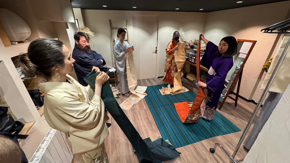 Atelier d'habillage Kimono