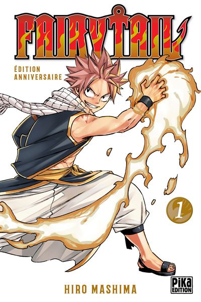 Fairy Tail, tome 1, éditions anniversaire Pika Édition © Hiro Mashima, Kodansha
