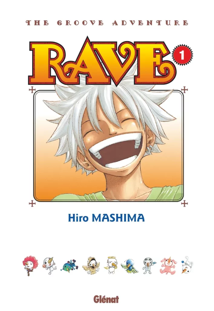 Rave, tome 1, 2024 Glénat © Hiro Mashima, Kodansha