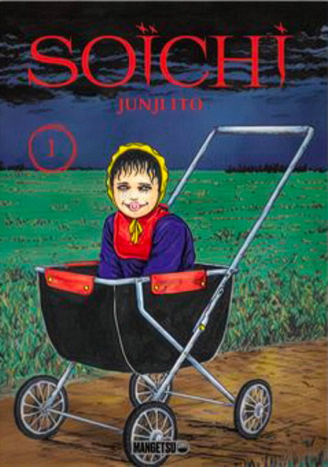 Couverture Soichi, un enfant à l'allure inquiétante se tient dans un berceau
