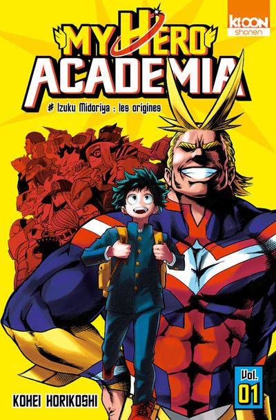 Couverture du tome 1 de My Hero Academia