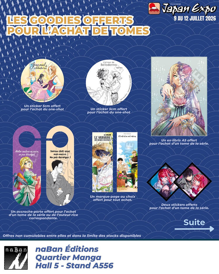 Naban Editions Goodies Japan Expo 2026