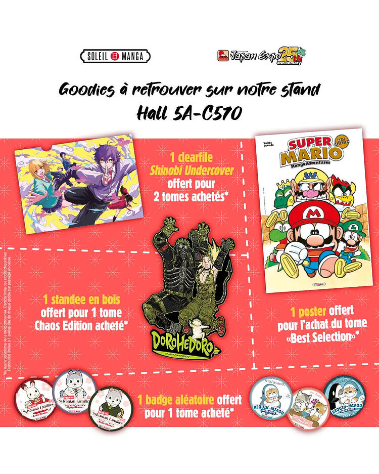 Soleil Manga Japan Expo 2026 Goodies