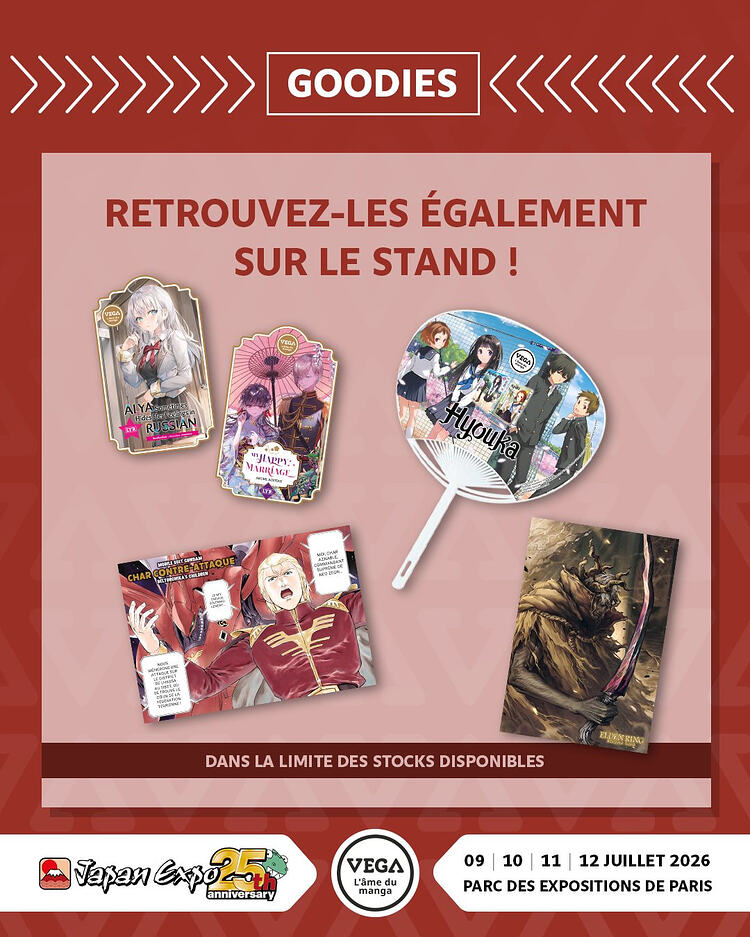 Vega Goodies Japan Expo 2026